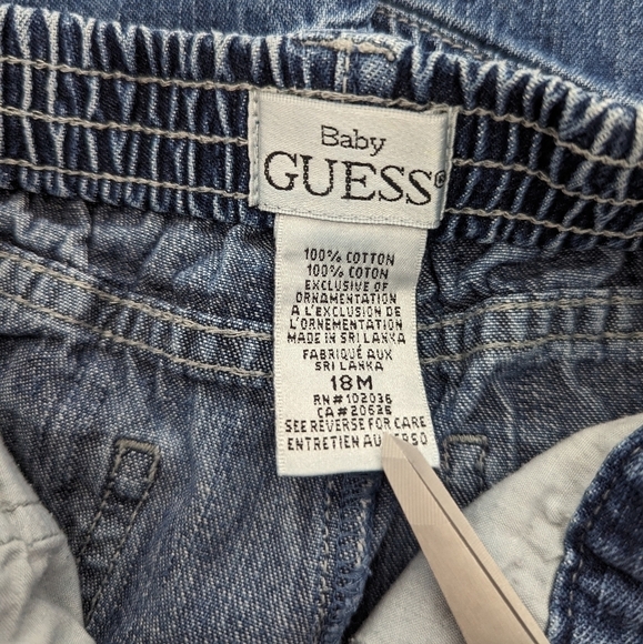 BABY Guess jeans for baby girls size 18 months - Picture 8 of 9